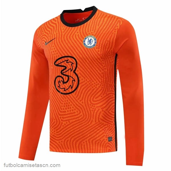 Camiseta Chelsea Manga Larga Portero 2020/21 Naranja